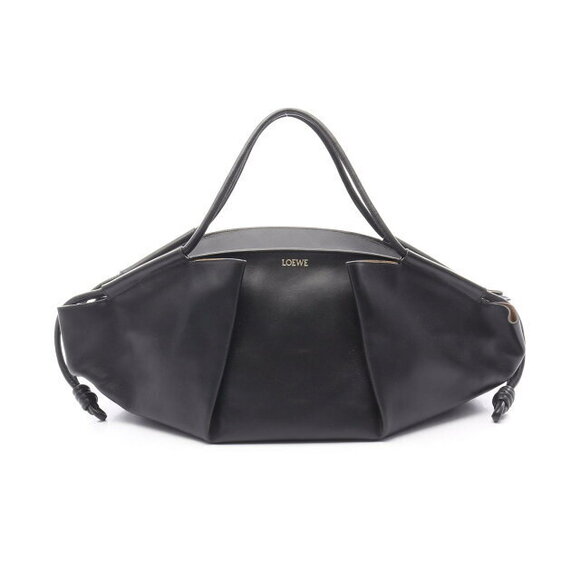 Loewe Handbags - LOEWE PASEO Leather Handbag Black